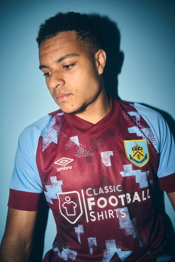 The new Burnley FC shirt
